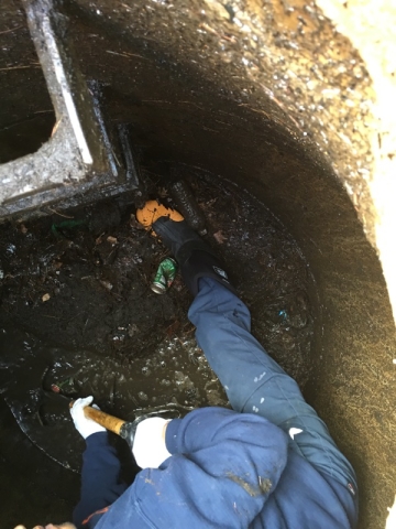 clogged storm drain repairs